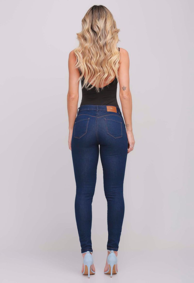 Calça Jeans Skinny Feminina Cós Alto Média - 767 Jeans