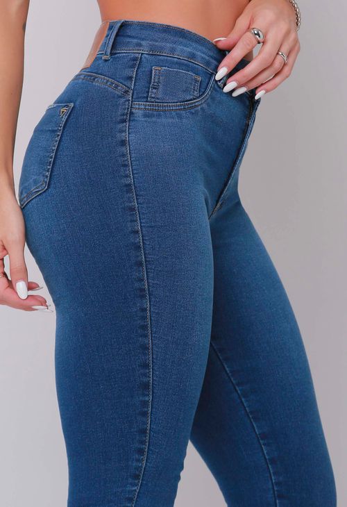 Calça Jeans Skinny Feminina Levanta Bumbum