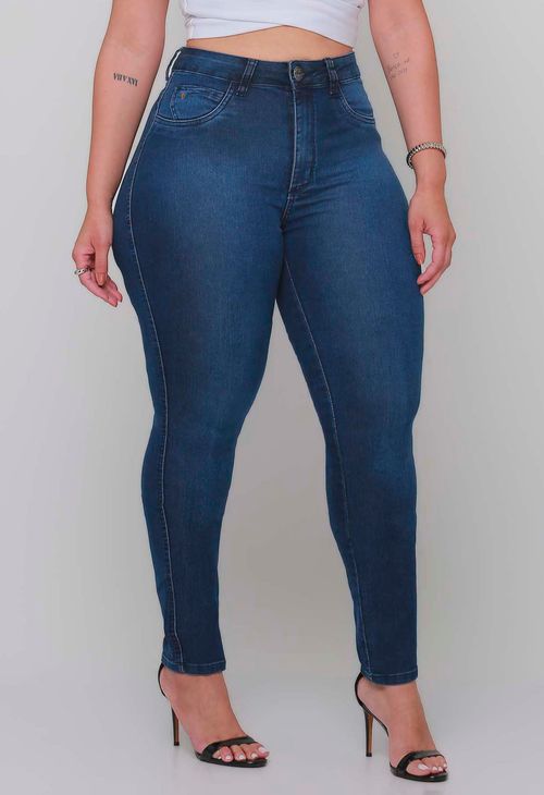 Calça Jeans Skinny Feminina  Plus Size
