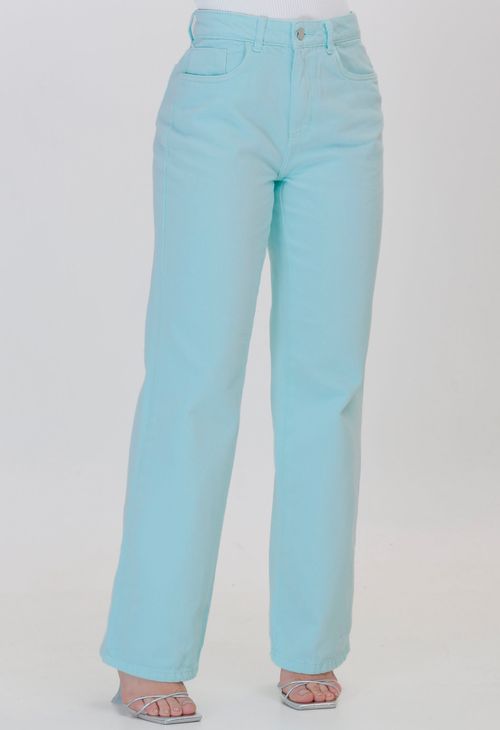 Calça Jeans Wide Leg Feminina Baby Blue 25785