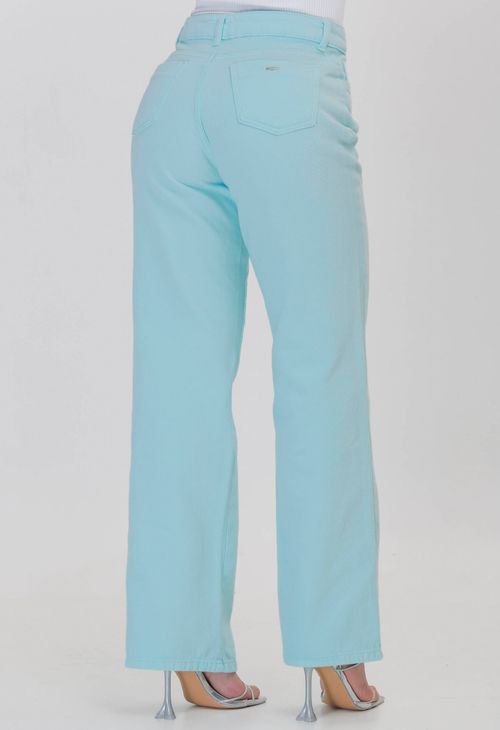 Calça Jeans Wide Leg Feminina Baby Blue 25785