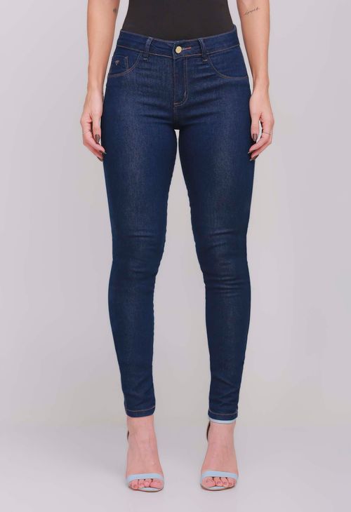 Calça Jeans Skinny Feminina Escura 24645